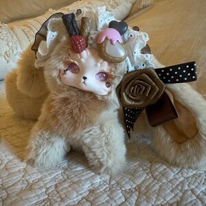 Tutulong Adorable Cream and Brown Plush Toy